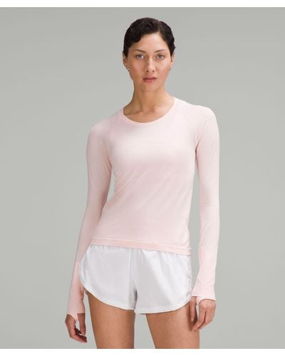 lululemon Swiftly Tech Long-sleeve Shirt 2.0 Race Length - White