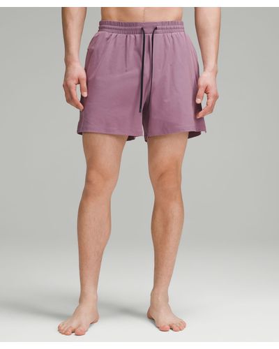 lululemon Pool Shorts 5" Linerless - Purple