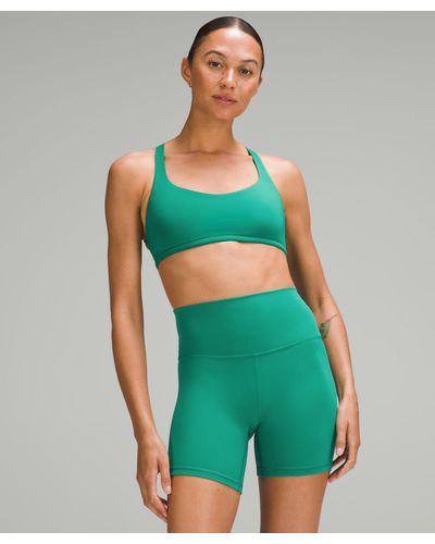 lululemon Free To Be Bra - Wild Light Support, A/b Cup - Green