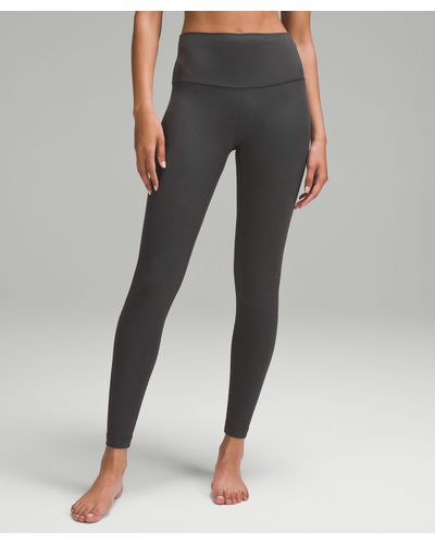 lululemon Align Ribbed High-rise Pants - 28" - Color Gray - Size 12
