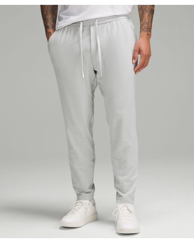 lululemon Soft Jersey Tapered Pants - Color Silver/grey - Size L - Gray
