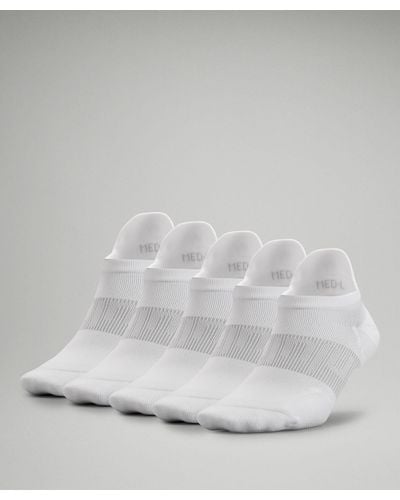 lululemon Power Stride Tab Socks 5 Pack - Color White - Size M