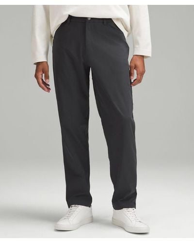 lululemon Abc Relaxed-fit 5 Pocket Trousers 32"l Warpstreme - Black