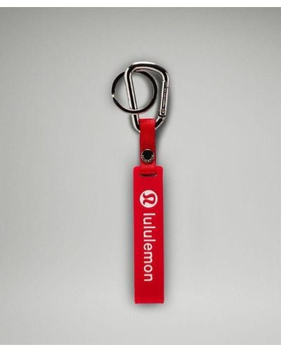 lululemon – Silicone Keychain – - Red