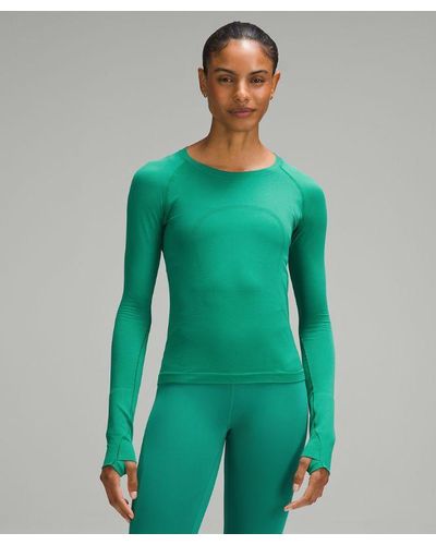 lululemon Swiftly Tech Long-sleeve Shirt 2.0 Race Length - Green