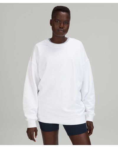 lululemon Perfectly Oversized Crew Sweatshirt - Color White - Size 16