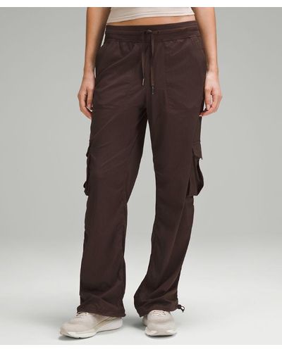 lululemon Dance Studio Relaxed-fit Mid-rise Cargo Trousers - Brown