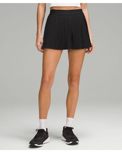 lululemon Varsity High-rise Pleated Tennis Skirt - Black