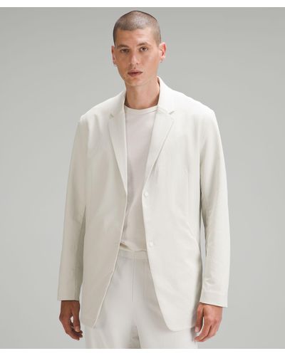 lululemon New Venture Blazer - Color White - Size L - Gray