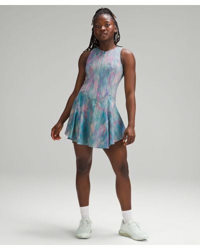 lululemon Everlux Short-lined Tennis Tank Top Dress 6" - Blue
