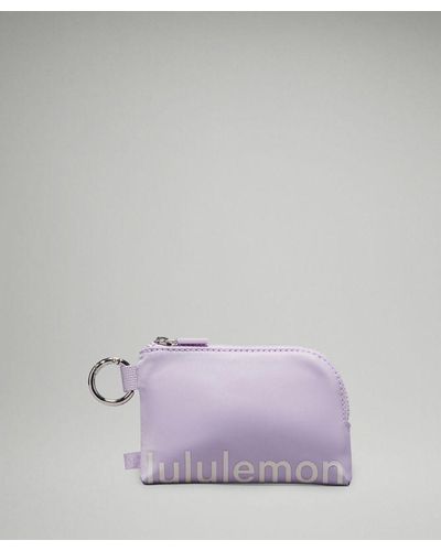 lululemon – Clippable Card Pouch Bag – //Pastel - Purple