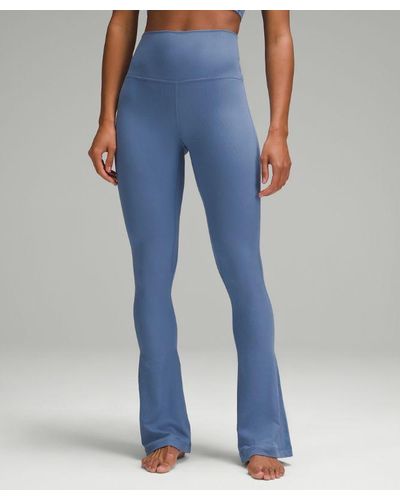 lululemon Aligntm Ribbed Mini-flare Trousers Extra Short - Blue