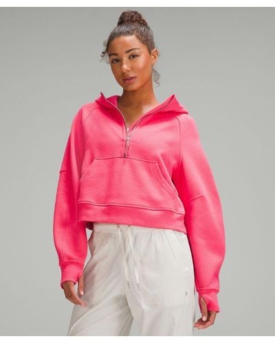 lululemon Scuba Oversized Half-zip Hoodie - Pink