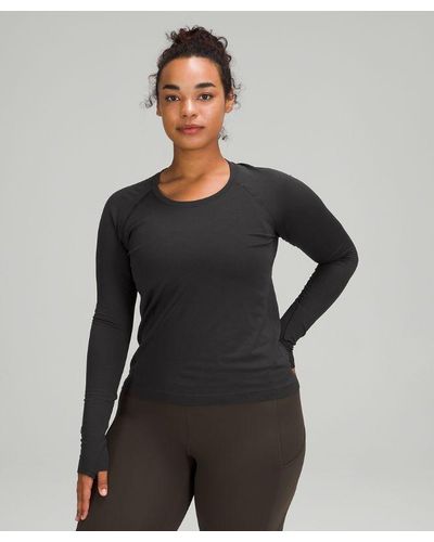 lululemon – Swiftly Tech Long-Sleeve Shirt 2.0 Race Length – – - Black
