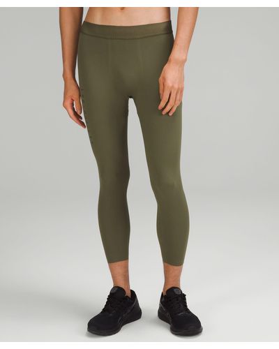 lululemon License To Train Tights 21" - Green
