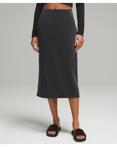 lululemon Softstreme High-rise Midi Skirt - Black