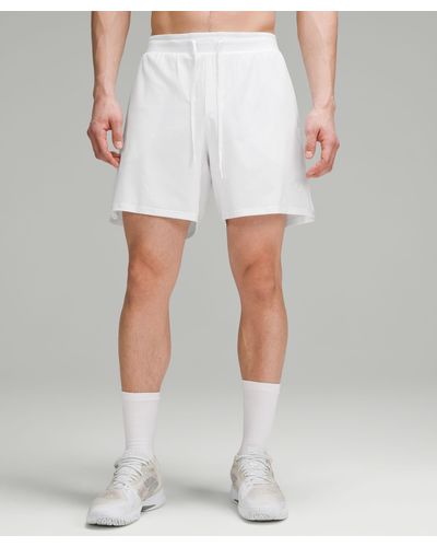 lululemon Vented Tennis Shorts - 6" - Color White - Size Xl