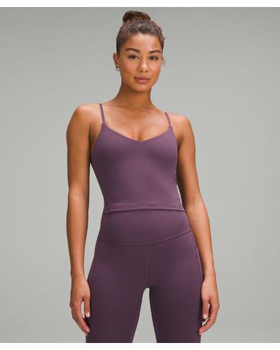 lululemon Aligntm Cropped Cami Tank Top - Purple