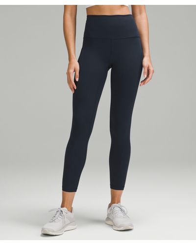 lululemon Wunder Train High-rise Tight Leggings With Pockets - 25" - Color Blue - Size 0