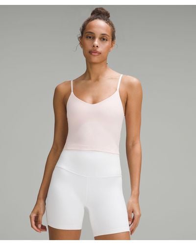 lululemon Aligntm Cropped Cami Tank Top A/b Cup - Gray