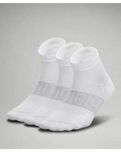 lululemon Power Stride Ankle Socks 3 Pack - Colour White - Size L