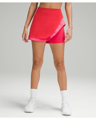 lululemon – Asymmetrical Layered High-Rise Tennis Skirt –
