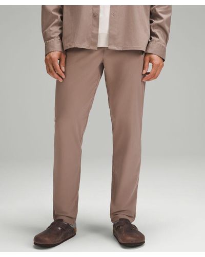 lululemon Abc Classic-fit Trousers 30"l Warpstreme - Natural