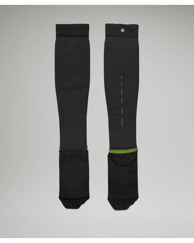 lululemon Micropillow Compression Knee-high Running Socks Light Cushioning - Black