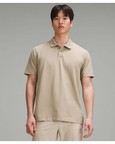 lululemon – Classic-Fit Pique Short-Sleeve Polo Shirt – Colour Khaki – - Multicolour