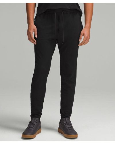 lululemon Soft Jersey Tapered Trousers - Black