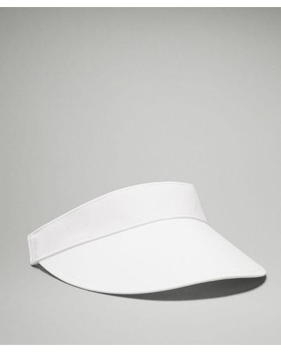 lululemon – Fast Paced Wide Band Running Visor Hat – - White