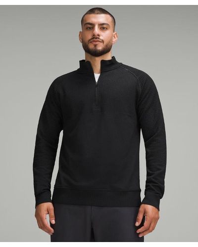lululemon – Engineered Warmth Half Zip Sweatshirt – – - Black