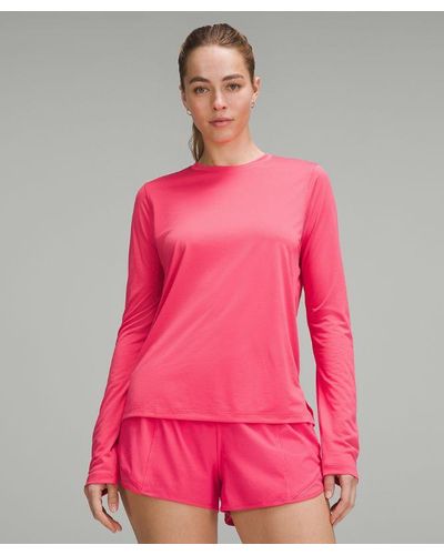 lululemon – Ultralight Hip-Length Long-Sleeve Shirt – – - Pink