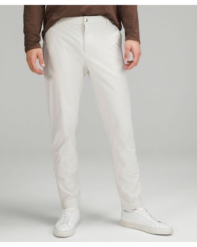 lululemon Commission Classic-fit Trousers Warpstreme - 32" - Colour White - Size 30