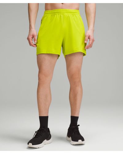 lululemon Pace Breaker Linerless Shorts 5" - Yellow