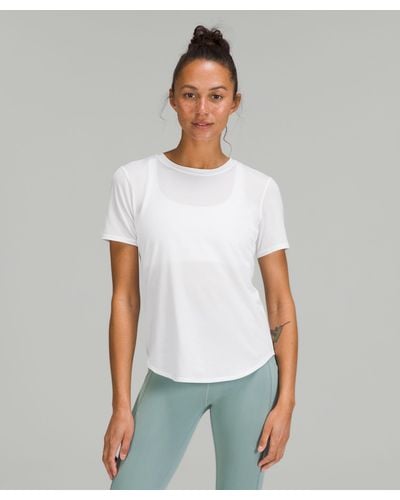 lululemon High-neck Running And Training T-shirt - White