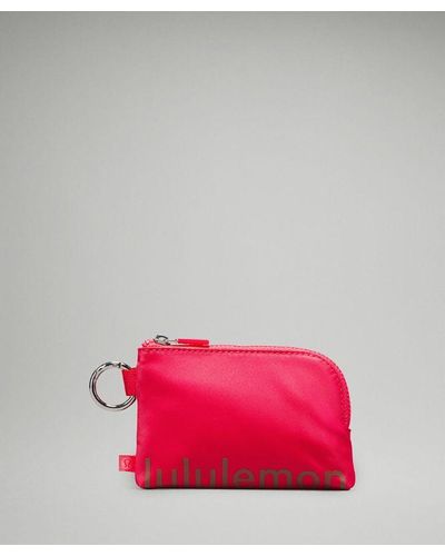 lululemon – Clippable Card Pouch – - Pink