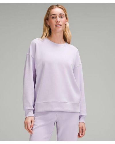 lululemon Softstreme Perfectly Oversized Crewneck Pullover - Purple