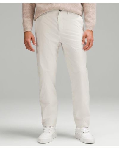 lululemon Relaxed-tapered Twill Trousers - White
