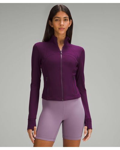 lululemon Define Cropped Jacket Nulu - Purple