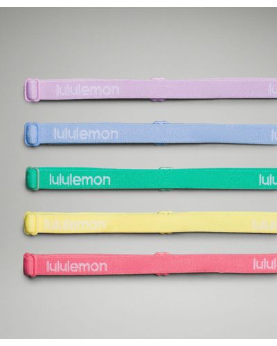 lululemon Skinny Adjustable Headbands 5 Pack - Multicolor