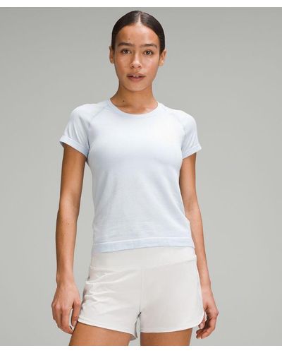 lululemon – Swiftly Tech Short-Sleeve Shirt 2.0 Race Length – /Pastel – - White