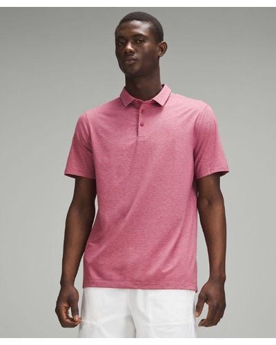 lululemon – Evolution Short-Sleeve Polo Shirt – – - Pink