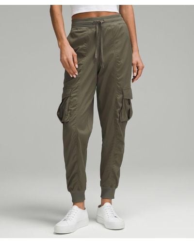 lululemon Dance Studio Relaxed-fit Mid-rise Cargo Joggers - Colour Green - Size L