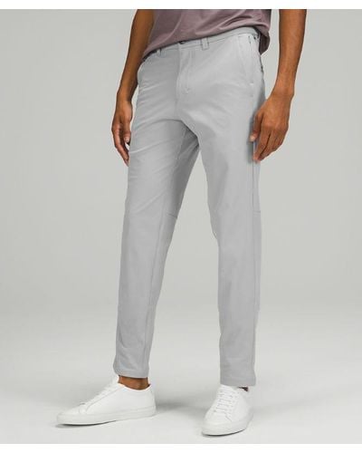 lululemon Commission Slim-fit Trousers Warpstreme - 34" - Colour Silver/grey - Size 36 - Multicolour