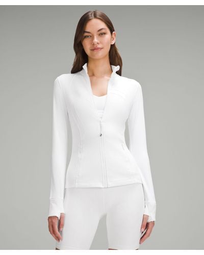 lululemon Define Jacket Nulu - Color White - Size 10