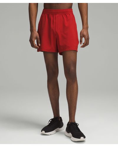 lululemon Pace Breaker Linerless Shorts - 5" - Color Red - Size M