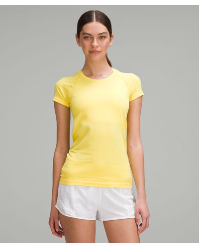 lululemon Swiftly Tech Short-sleeve Shirt 2.0 - Yellow