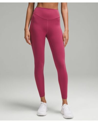 lululemon Wunder Under Smoothcover High-rise Tight Leggings - 25" - Color Pink - Size 2