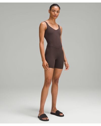 lululemon Aligntm Bodysuit 6" - Brown